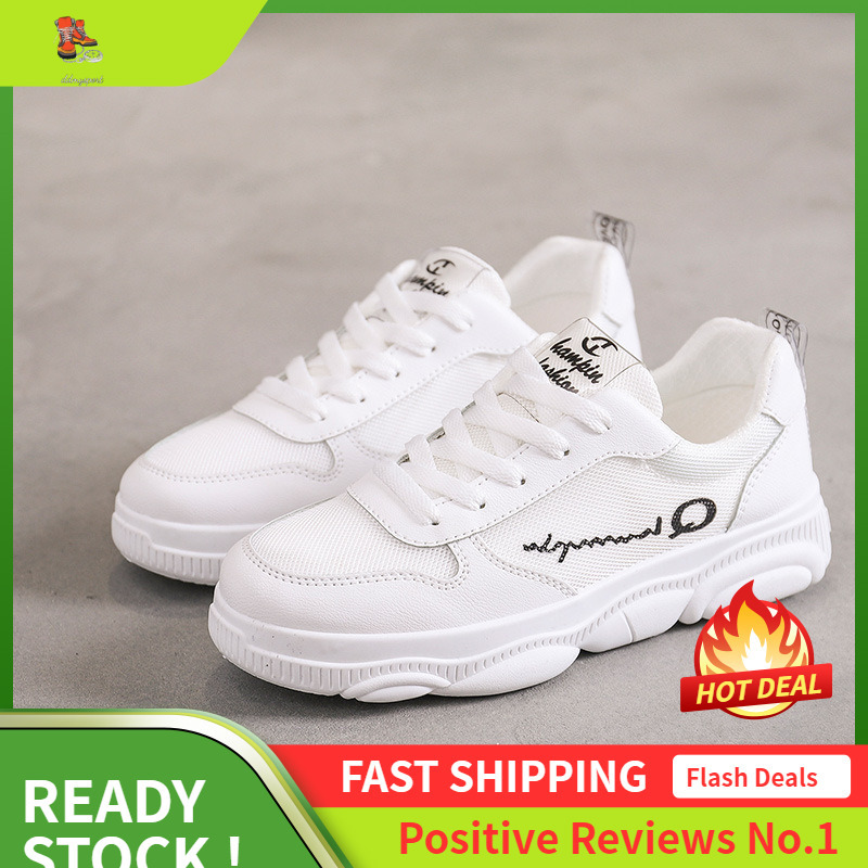Ddmysports New Sports Teddy Bear Korean Version Versatile Board Breathable Mesh White Shoes Women S Thick Sole OUTDOOR