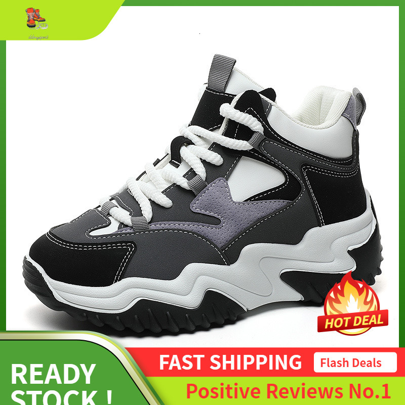 Ddmysports DF New Dad Women S Spring Autumn Korean Version Color Height Increasing Thick Soled Sports And Leisure Shoes OUTDOOR