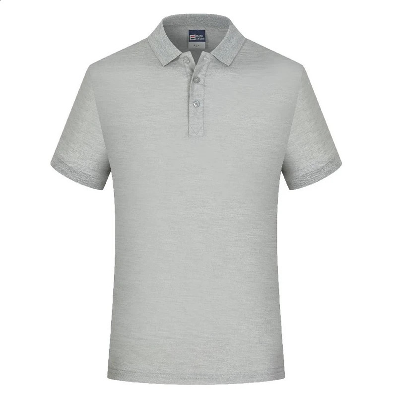 Regular casual polo shirt mens wholesale short sleeved formal collar unisex summer Playera De Hombre 240828