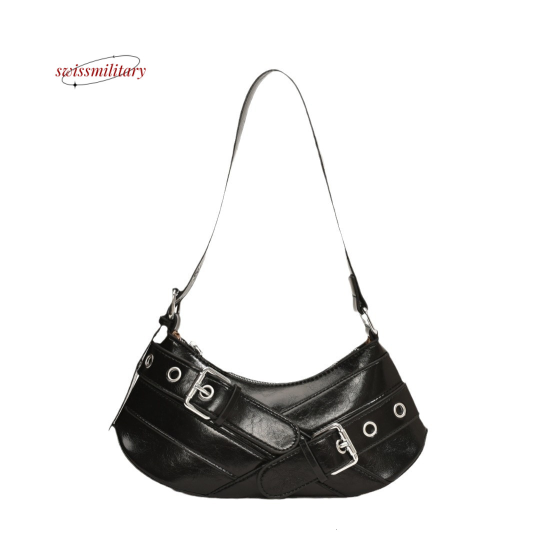 Swissmilitary Premium Japanese Korean niche handbag for women 2024 new fashionable shoulder exquisite and versatile armpit bag #31