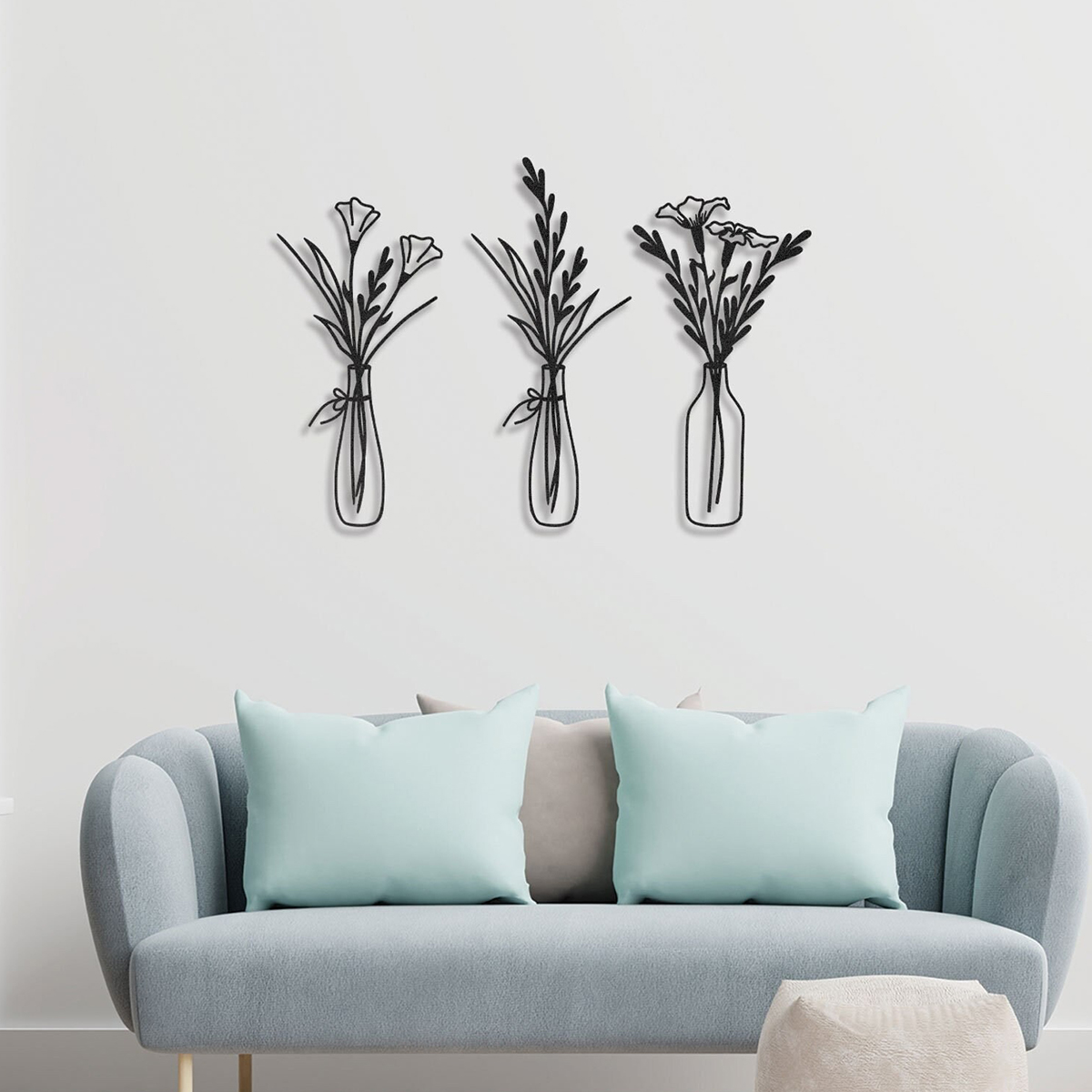 Metal Flower Wall Decoration Abstract Wall Hanging Art Decoration For Multiple Occasions