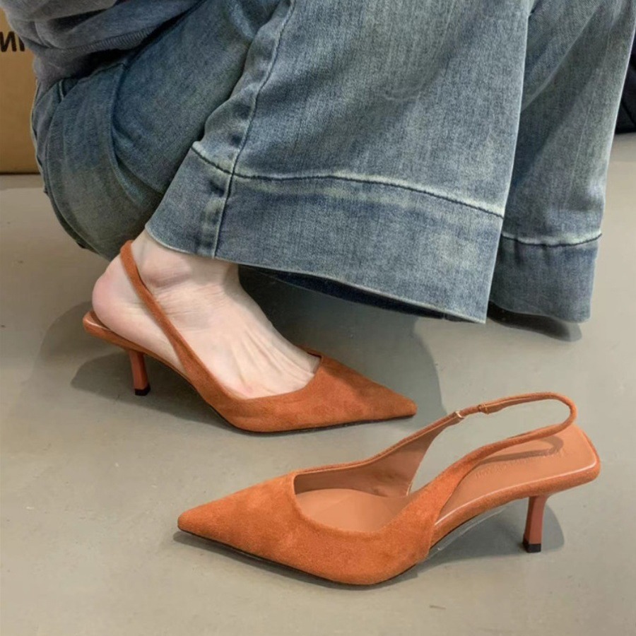 Women Shoes French Style High Heels New Fashion Point Toe Stiletto Free shipping