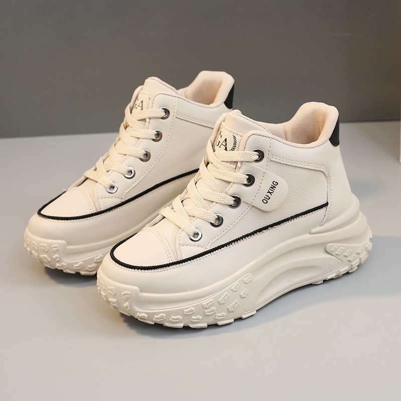 Ddmysports Y New Casual Board Autumn Fashion Breathable Shoes Increase Thick Sole Student Mid Top Korean Edition Trend OUTDOOR