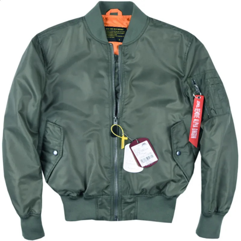 Martin Pilot Jacket Military Tactical MA1 Classic Mens Spring and Autumn Thin Baseball 240827
