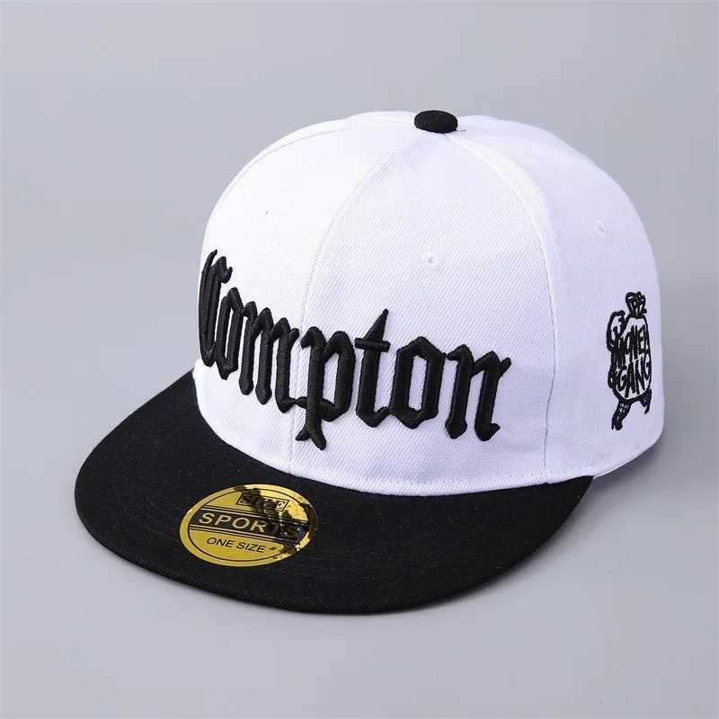 2022 New COMPTON Embroidery Baseball Cap Hip Hop Snapback Caps Flat Fashion Sport Hat for Unisex Adjustable Dad Hats Y240828