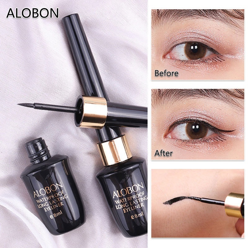 Waterproof Allobon Eyeliner with Smooth Glide Technology - Perfect for Student Use