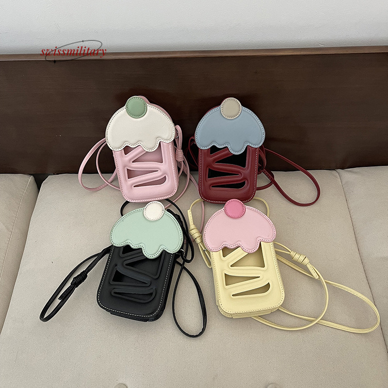 Swissmilitary Bizarre and personalized for women 2024 new items, Ins forest style girl versatile crossbody small square bag, mobile phone bag #22