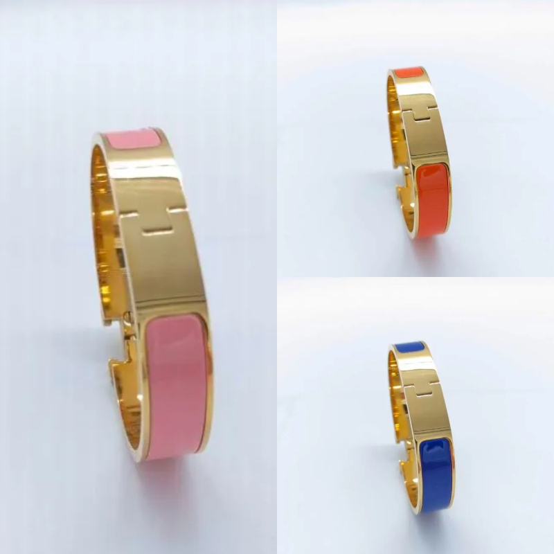designer mens bracelet Letter bracelets jewelry woman bangle stainless steel man 10 color gold buckle 17/19 size for men and fashion Jewelry