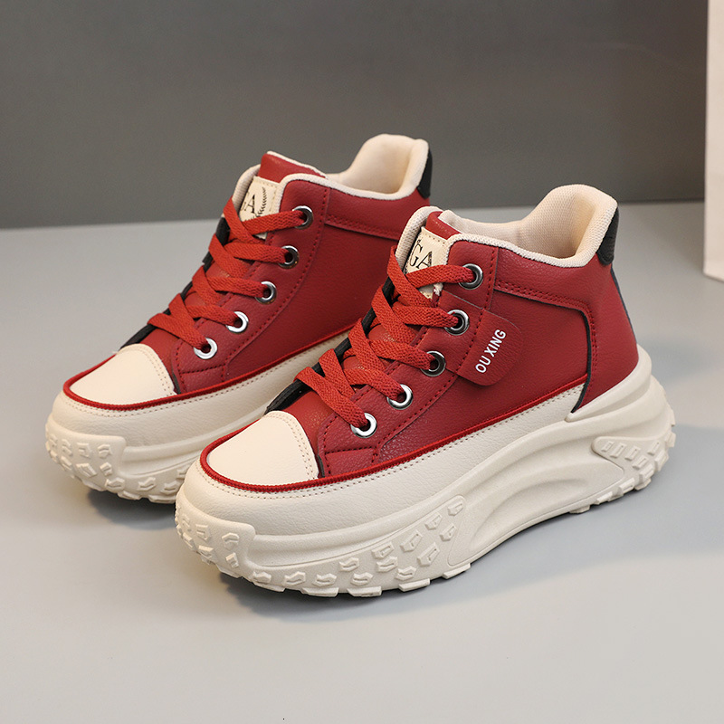 Ddmysports Y New Casual Board Autumn Fashion Breathable Shoes Increase Thick Sole Student Mid Top Korean Edition Trend OUTDOOR