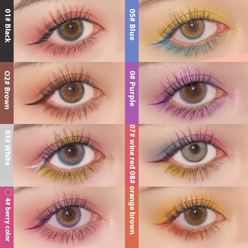 Soft Hair NOVO Color Eyeliner Pencil - Long-Lasting, Smooth Application for Perfect Eye Lines