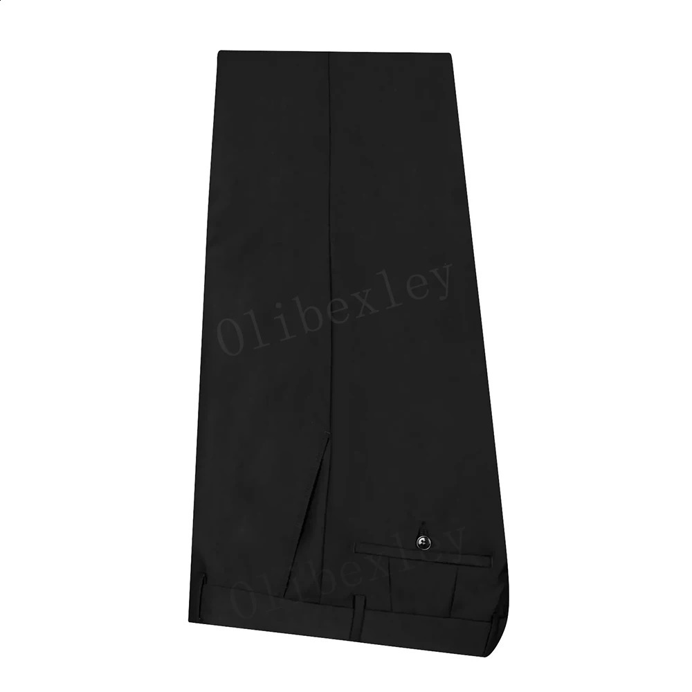 Olibexley mens business suit mens wedding dress set mens high-end business style ultra-thin fit jacket pants 240828
