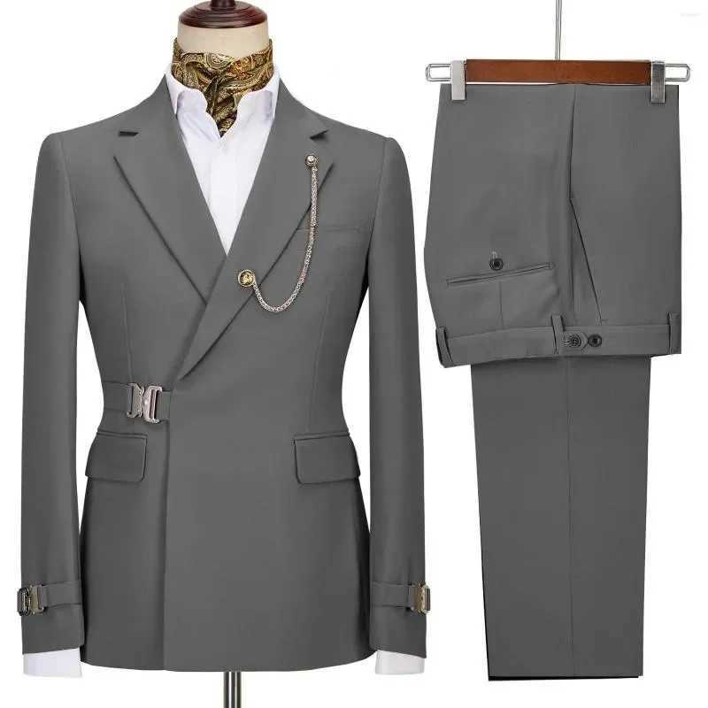 Mens Suits Blazer Pants for Men Jacket Italian Designer Party Wedding Slim Fit Homme 2PCS Clothing M250303