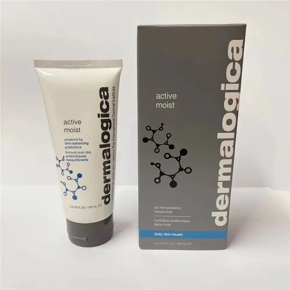 Dermalogica active moist 100ml moisturizer cream oil free prebiotic moisturizer Daily Skin Care Face Heralth creams Lotion high quality fast delivery
