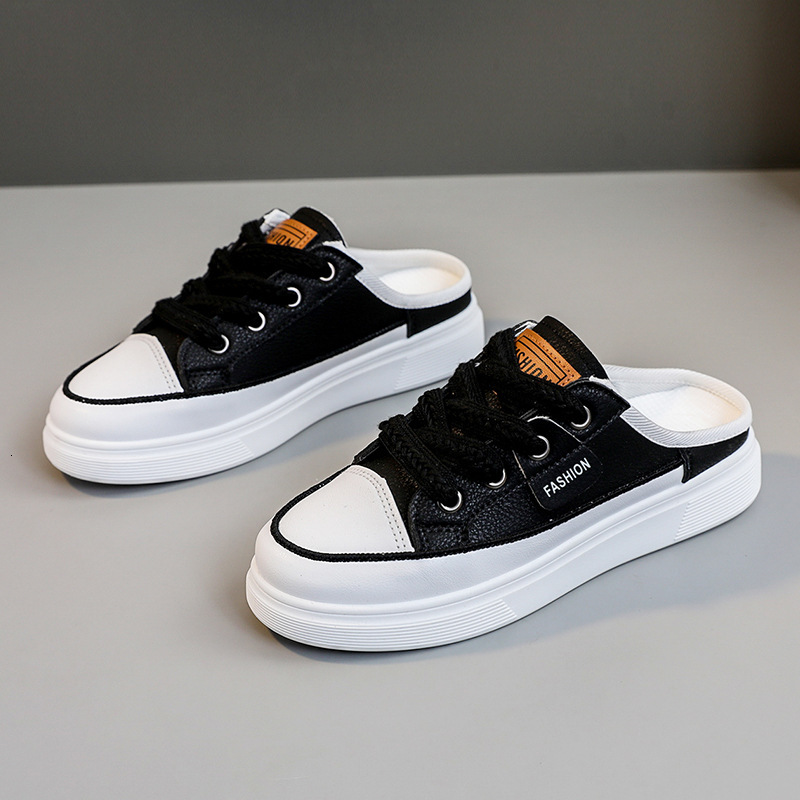 Ddmysports YQ New Semi Trailer Women S Summer Slim Fit Thin Sole Board Small White Shoes Versatile OUTDOOR