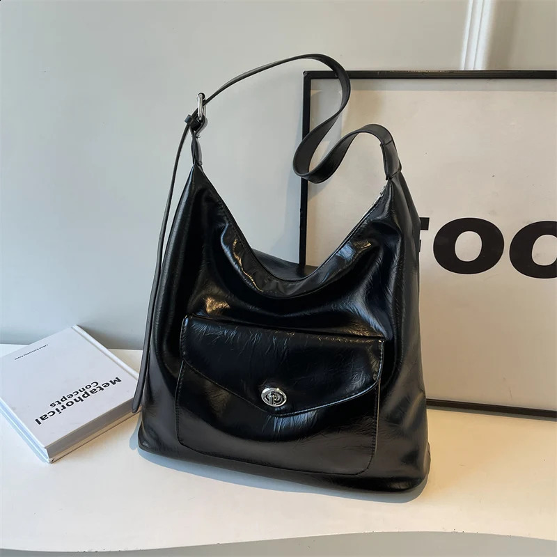 Simplicity Pu Zipper Ladies Tote Bags Crossbody Bags for Women Sewing Thread Bolsas Para Mujeres 240828