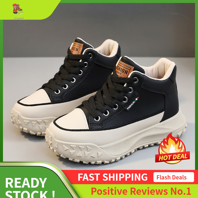 Ddmysports Y B New Simple Popular Women S Autumn Mid Elp Dad Versatile Increase Thick Sole Sports And Casual Shoes OUTDOOR