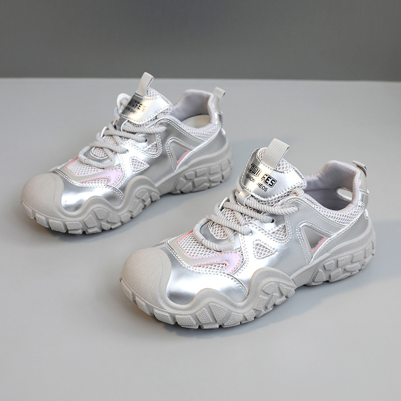 Ddmysports BR New For Women S Summer Mesh Ollow Elevated Trendy Breathable Casual Sports Shoes OUTDOOR