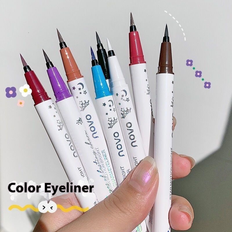 Soft Hair NOVO Color Eyeliner Pencil - Long-Lasting, Smooth Application for Perfect Eye Lines