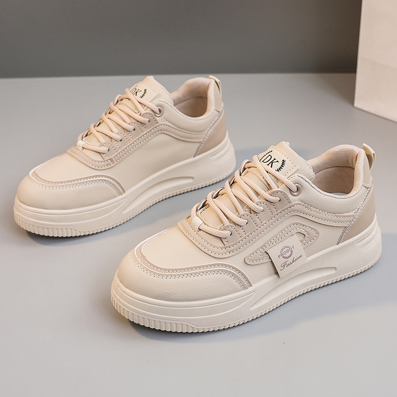 Ddmysports P New Casual Board Women S Thick Sole Increase Wear Resistance Student Breathable Trend Little White Shoes Korean Edition OUTDOOR