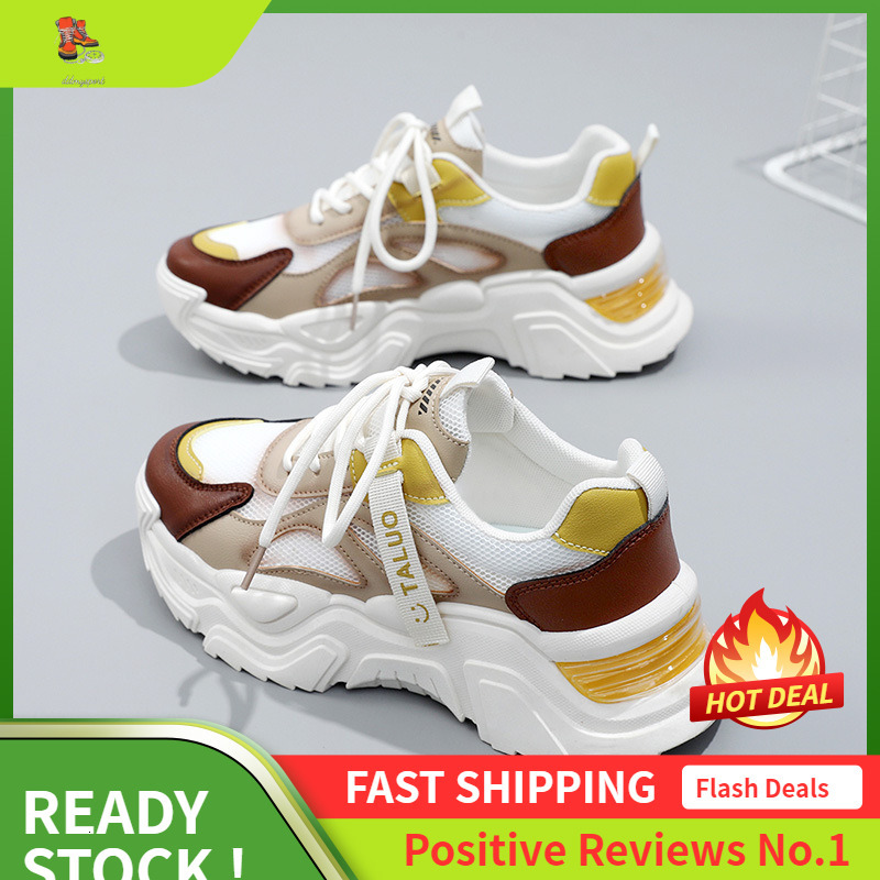 Ddmysports K Dad Women S Summer Shoes Breathable Mesh Thick Bottom Casual Sports Ins Trendy OUTDOOR