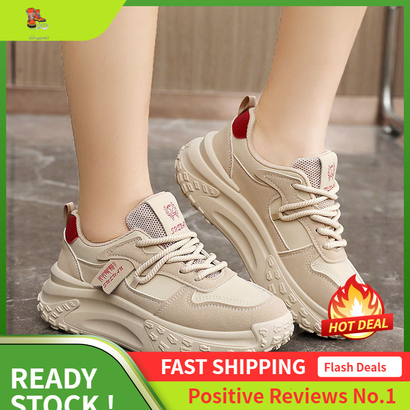 Ddmysports K New Minimalist Women S Summer Korean Version Breathable Thick Sole Height Increasing Sports And Leisure Board Shoes For Students OUTDOOR