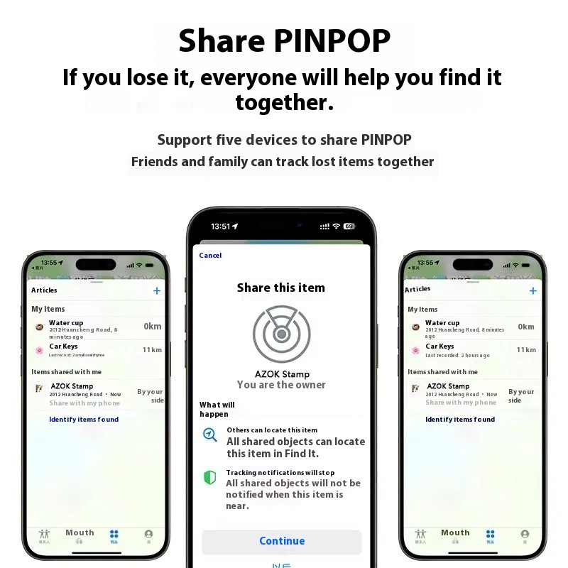 Findmy positioning airtag suitable for Apple anti loss device, elderly and children Bluetooth pet tracking device