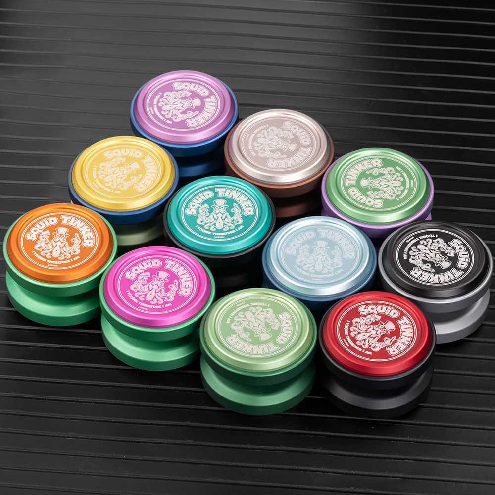Yozean Yo-Yo Squid Tinker Metal Professional Unresponsive Yoyo 1A W240827