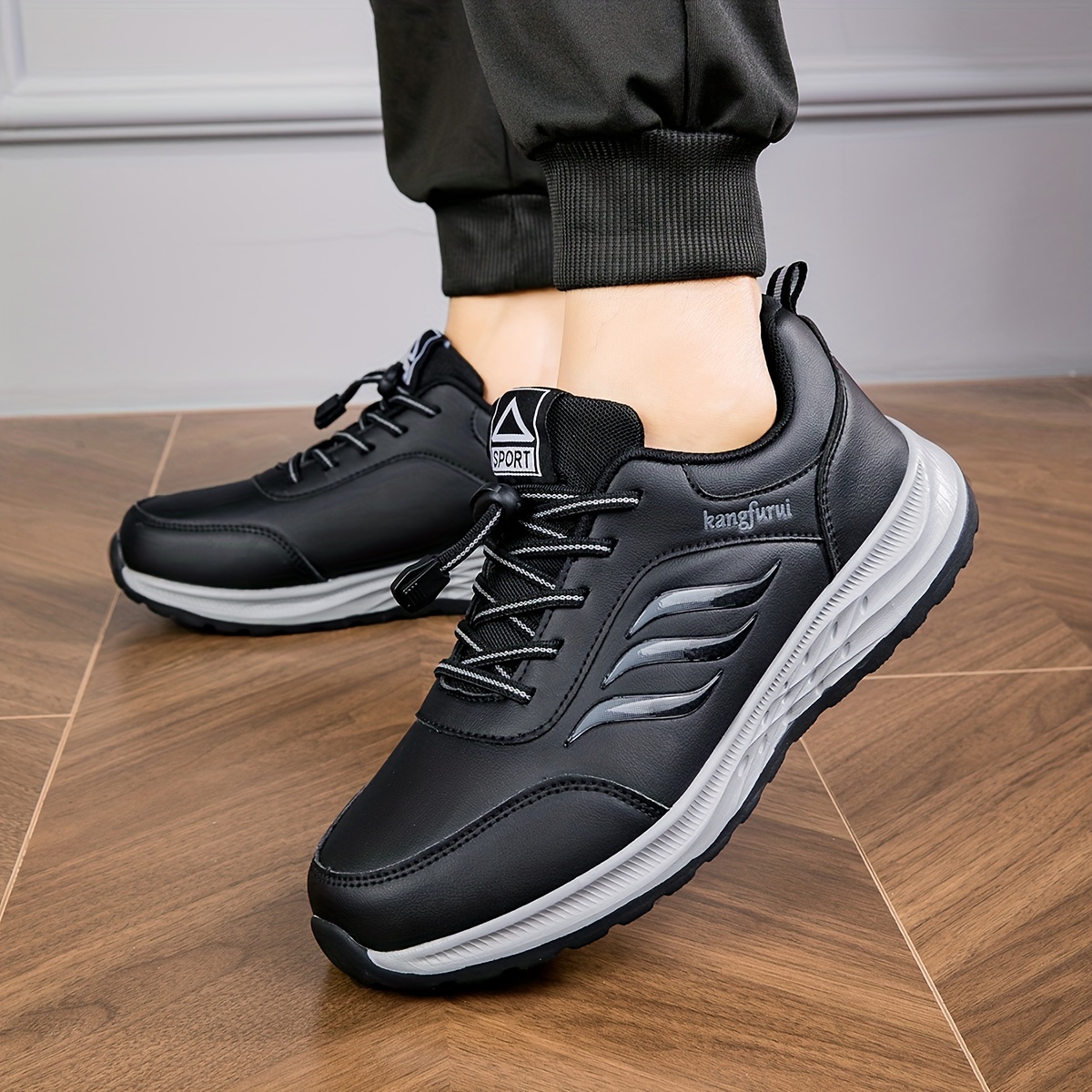 Womens Waterproof Running Sneakers - Quick-lace Drawstring, Superb Anti-slip, Stylish Low-top Design - Durable Gym & Jogging Trainers for Outdoor Adve