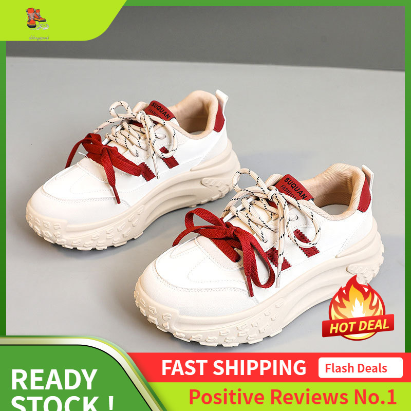 Ddmysports K New Minimalist Women S Autumn Breathable Korean Version Height Increasing Sports Thick Soled Board Casual Student Shoes OUTDOOR