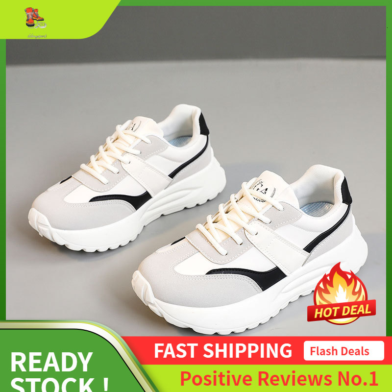 Ddmysports Y Little White Trendy Summer And Autumn Versatile Women S Breathable Student Casual Sports Eight Increasing Shoes OUTDOOR