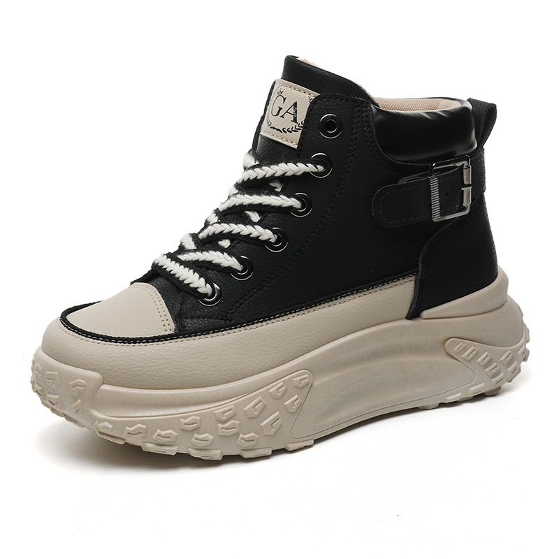 Ddmysports Y New Colored Women S Autumn Mid Top Breathable Elevated Thick Sole Sports And Casual Small Fragrant Shoes OUTDOOR