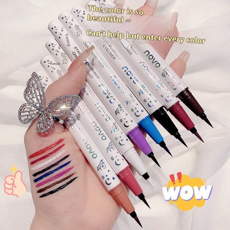 Soft Hair NOVO Color Eyeliner Pencil - Long-Lasting, Smooth Application for Perfect Eye Lines