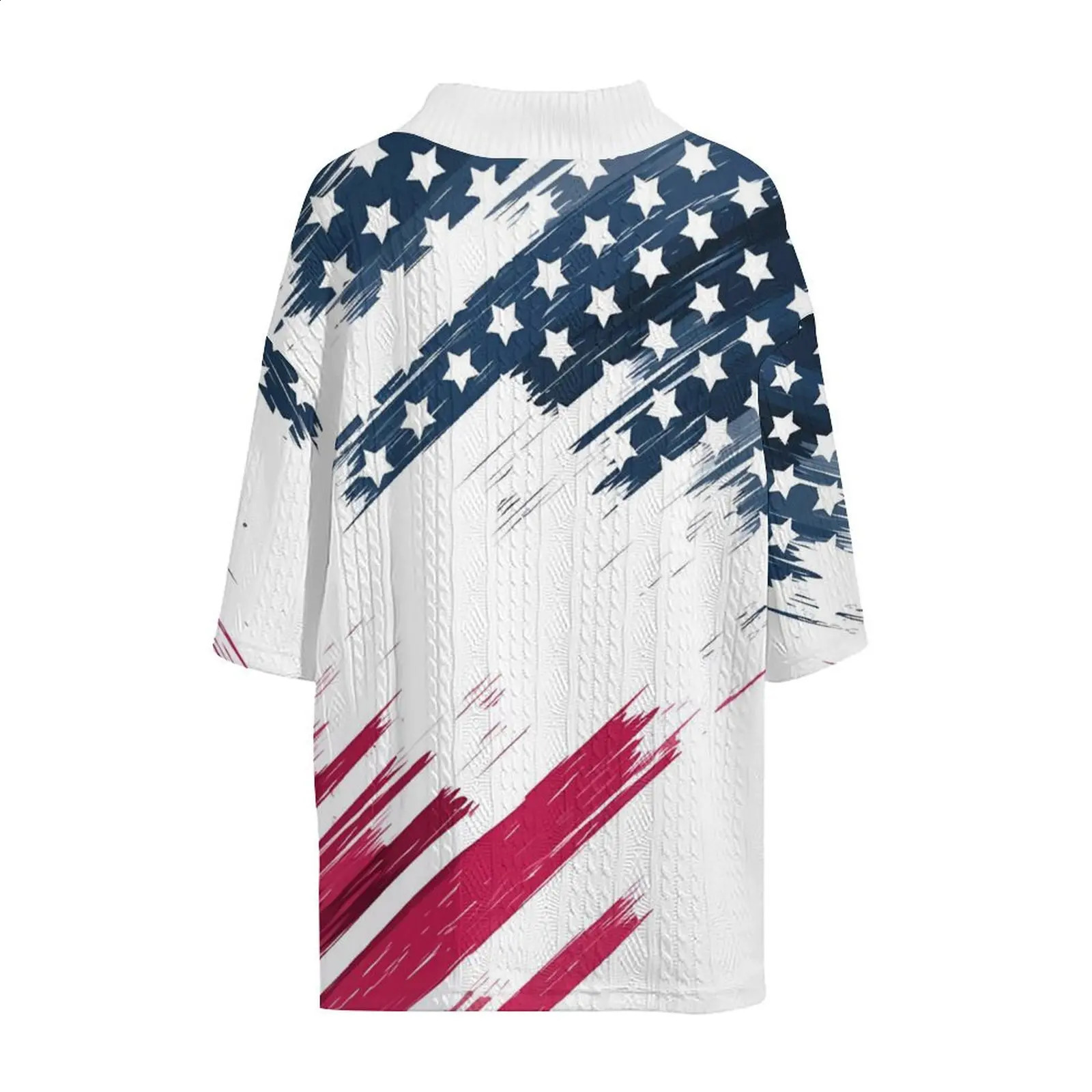 Mens Independence Day 3D Printing Heavy Duty Workday Momato Casual Sportswear Vneck Two Piece Set 240827