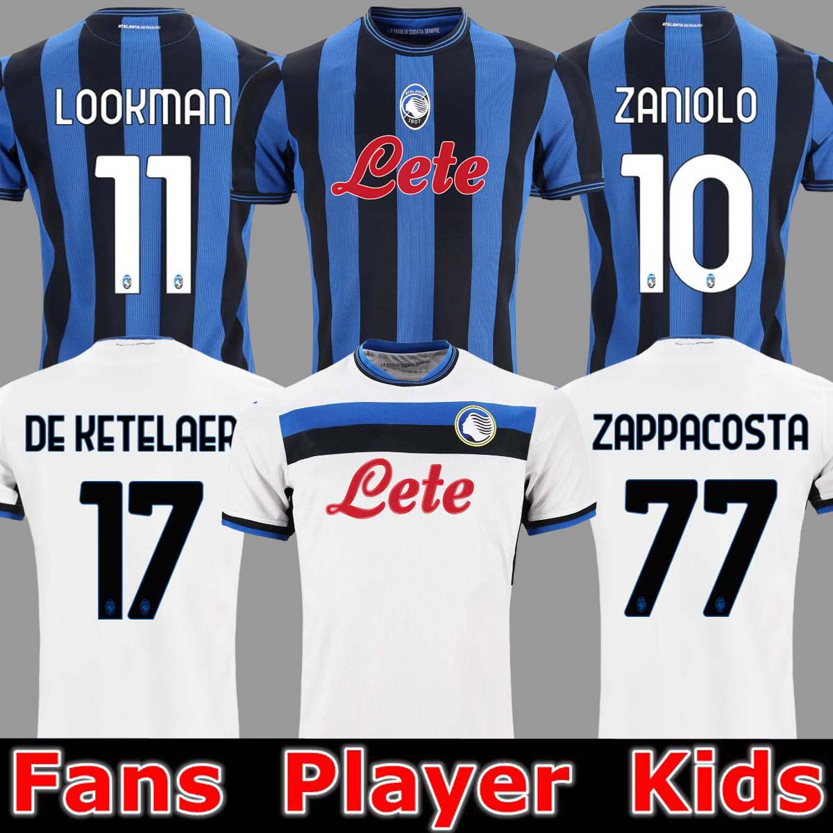 24 25 Home away 2024 2025 Atalanta BC soccer jerseys KOOPMEINERS HOJLUND L.MURIEL BOGA MALINOVSKYI MIRANCIHUK Shirt ILICIC DUVAN PASALIC football uniform