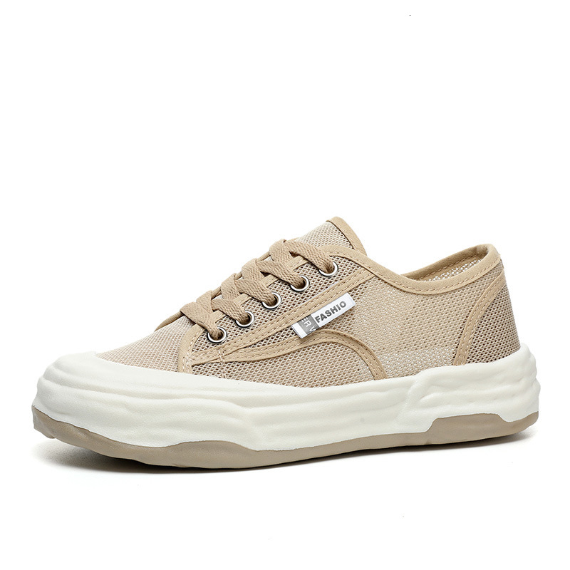 Ddmysports Summer New Versatile Breathable Small White Women S Thick Sole Board Casual Sports Thin Mesh Shoes OUTDOOR