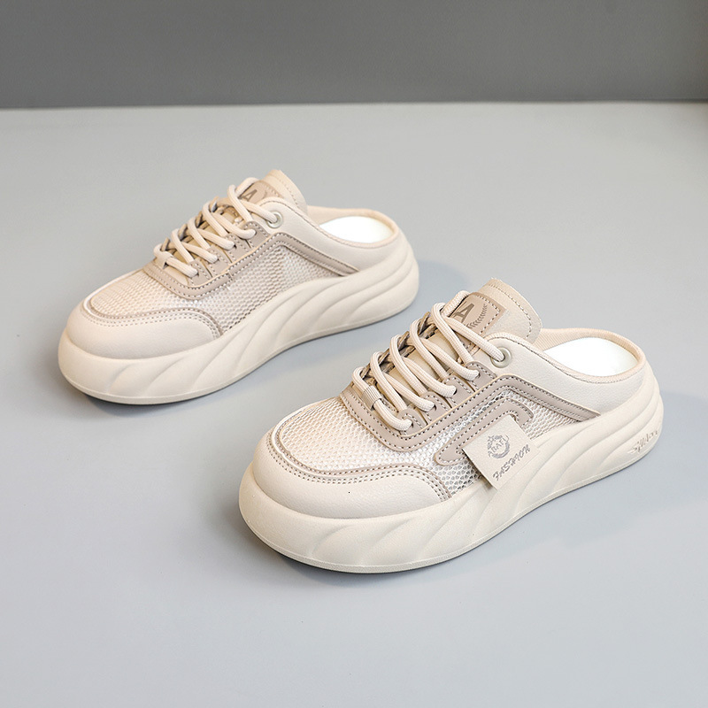 Ddmysports RDC New Alf Trawl Surface Summer Trendy Ollow Mesh Breathable Thick Sole Elevated Casual Board Shoes Slippers OUTDOOR