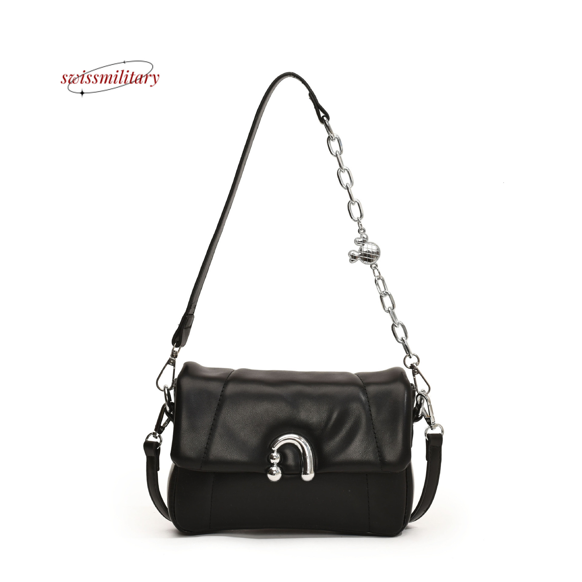 Swissmilitary Niche design chain for summer women 2024 new fashionable versatile small square bag, light and high-end crossbody bag #36
