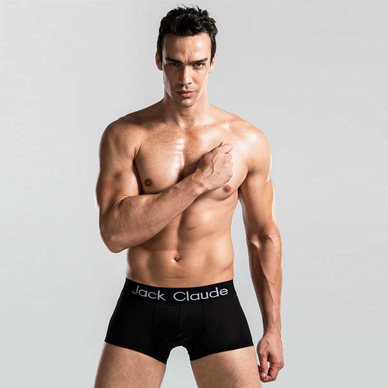 Jack Claude Mens Underwear Brand Mens Boxing Shorts Sexy Cueca Boxer Mens Underwear X241207