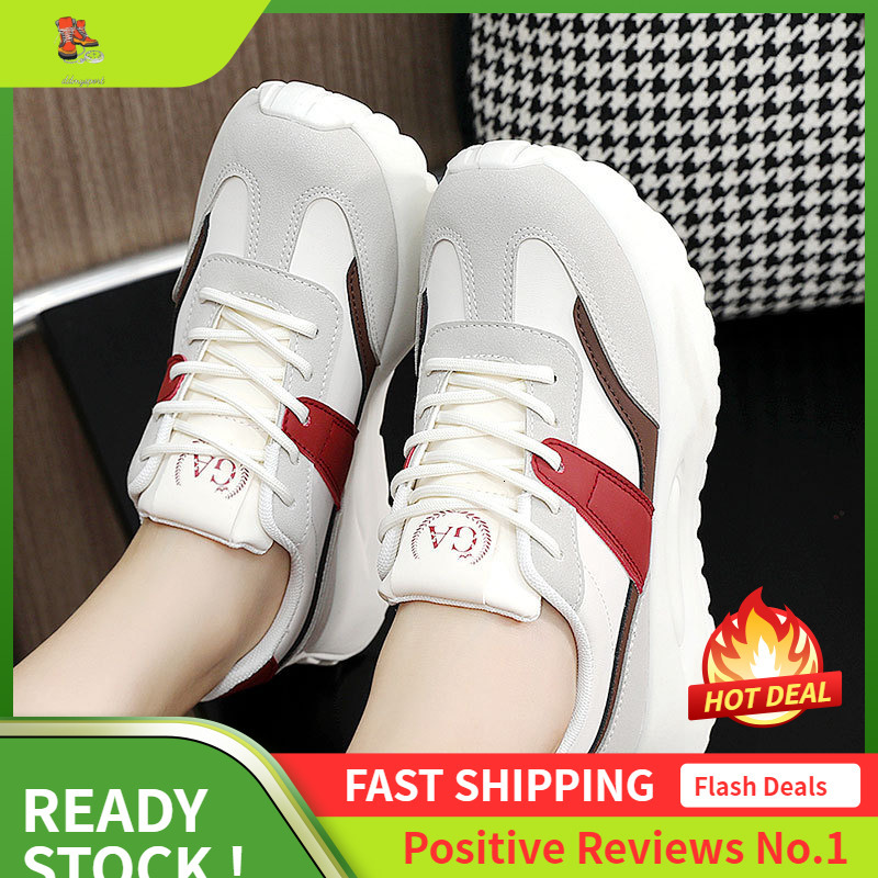 Ddmysports Y Little White Trendy Summer And Autumn Versatile Women S Breathable Student Casual Sports Eight Increasing Shoes OUTDOOR