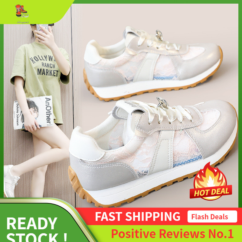 Ddmysports JCF New Spring And Summer Breathable Mesh Sports Casual White Women S Shoes Increase OUTDOOR