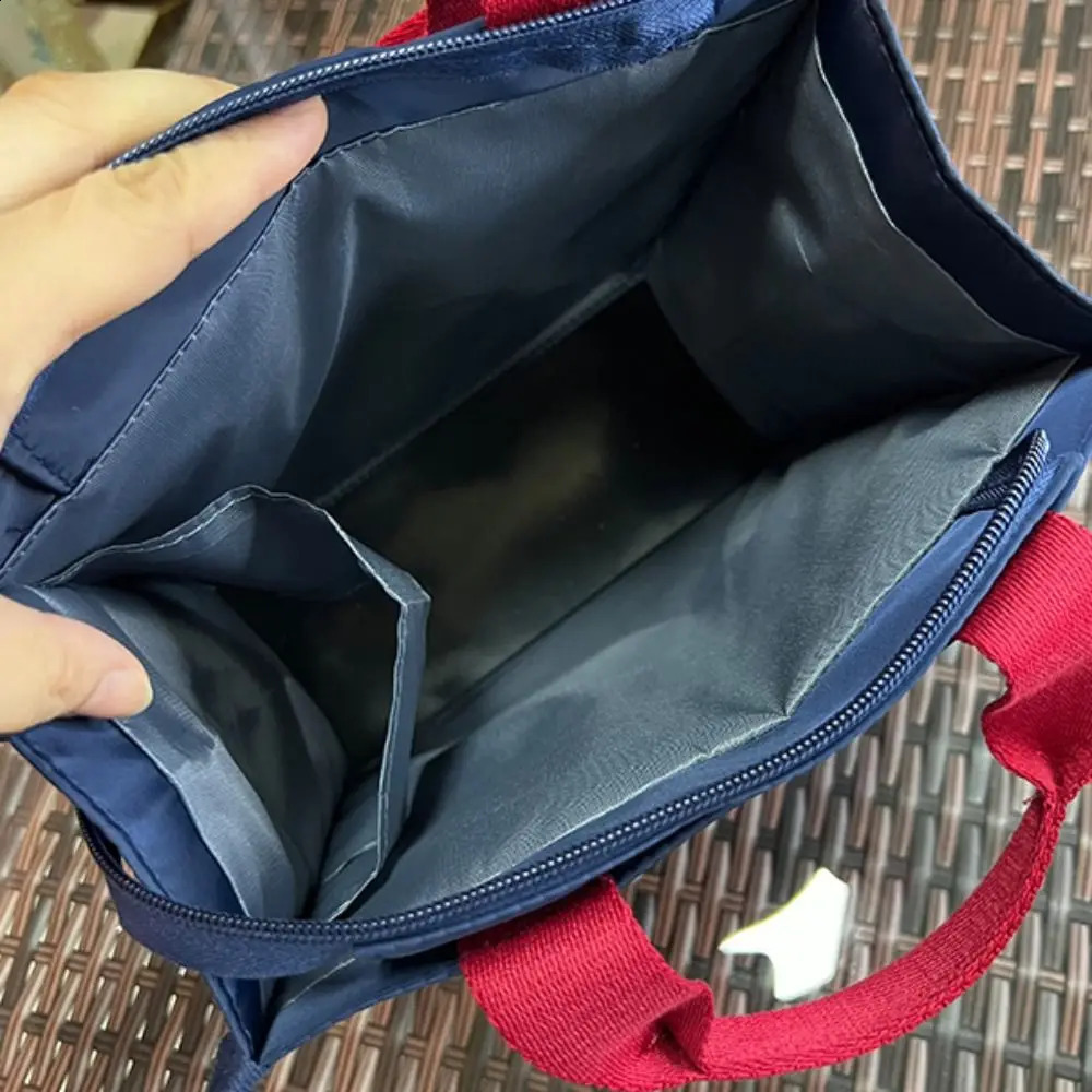 Fashion Cooler Lunch Box Portable Insulated Canvas Bag Thermal Food Picnic Tote Bags For Women kids y240903