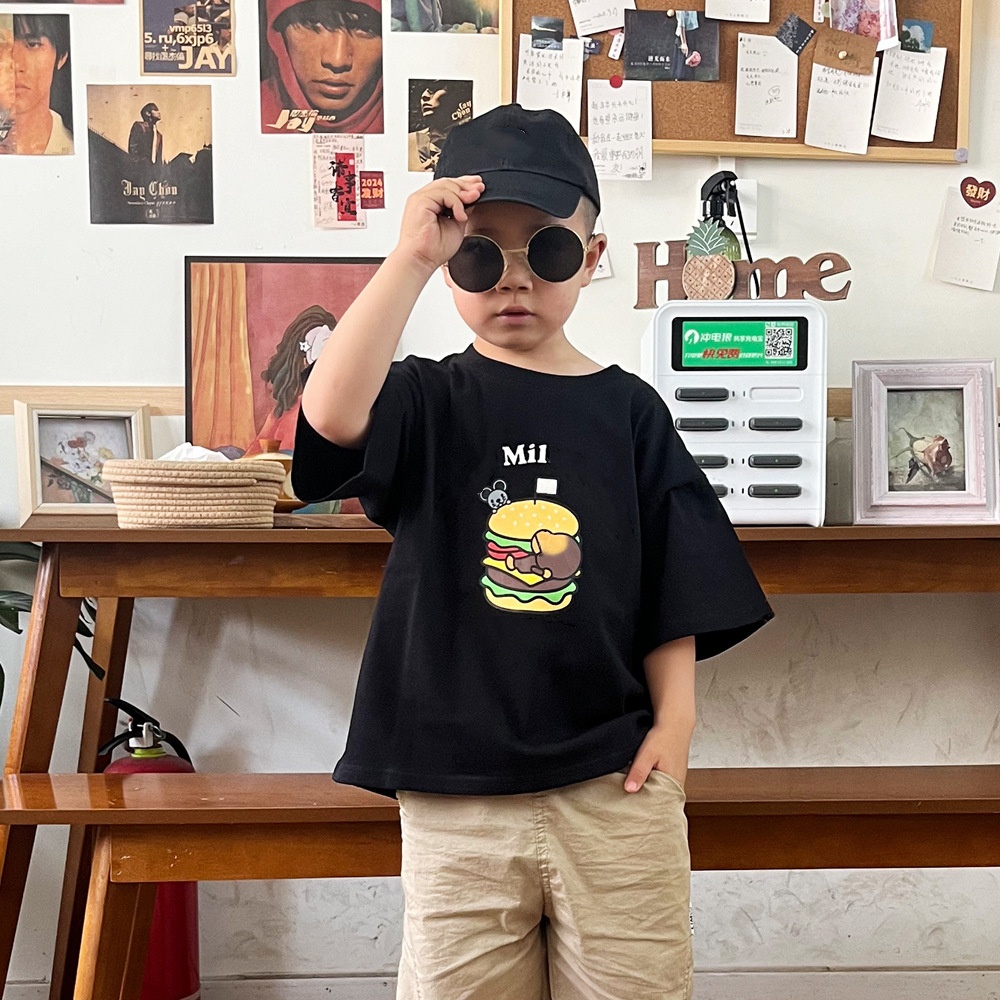 Tshirts Kids Tshirts Boys Printed Tshirts Toddler Girls Tops Designer Short Sleeve Cotton Tees Camo Children Shark Clothes Letter Monkey Hip Hop Youth