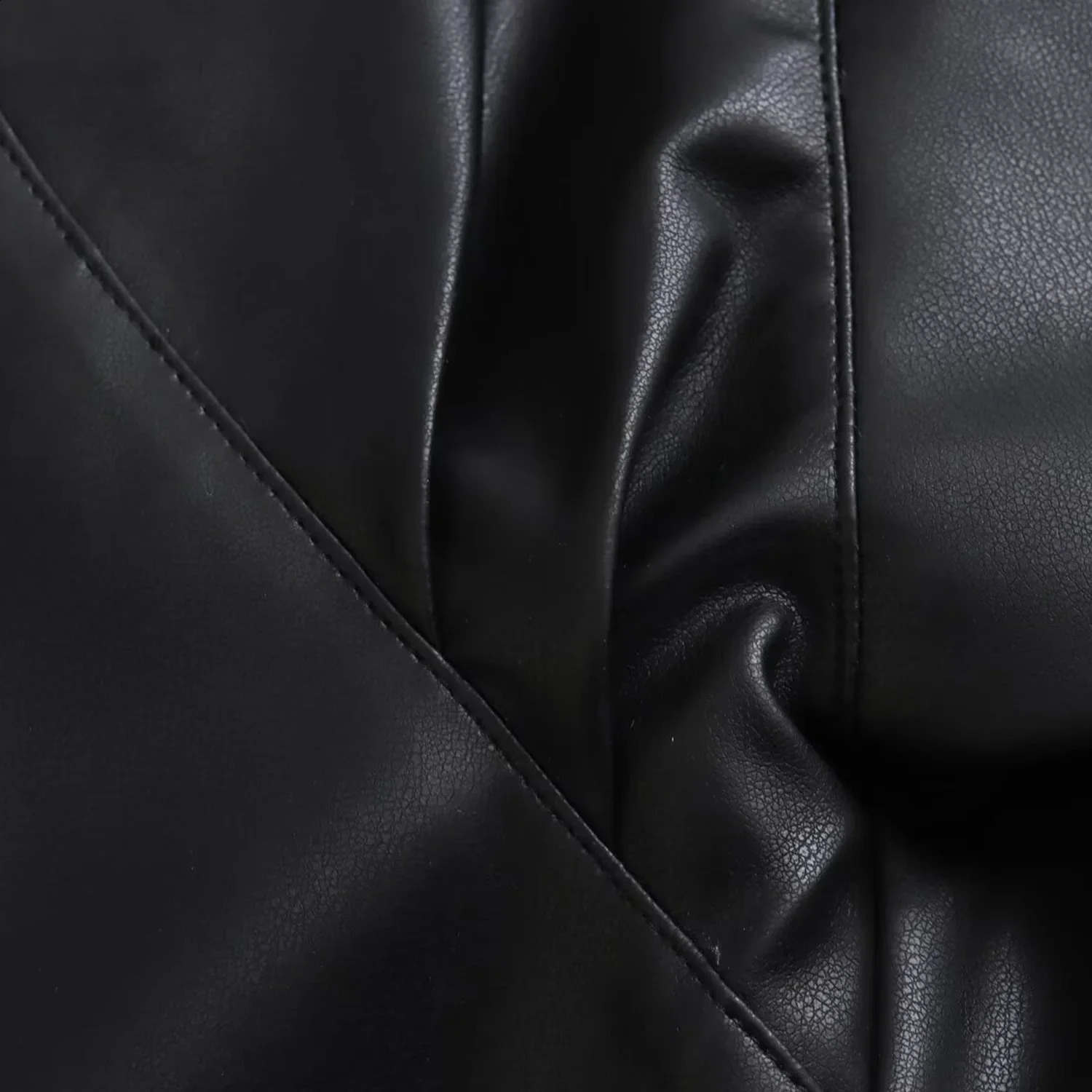PB ZAWomen leather belt sports jacket with side pocket one button top 240827