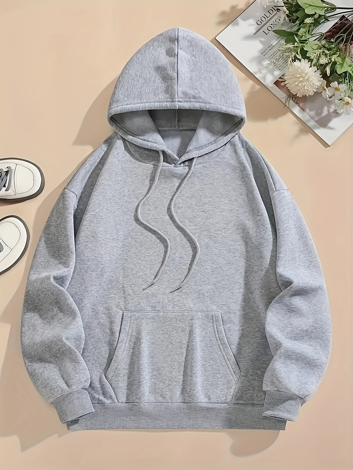 Car Print Hoodie, Drawstring Casual Hooded Sweatshirt For Winter Fall, Women's Clothing