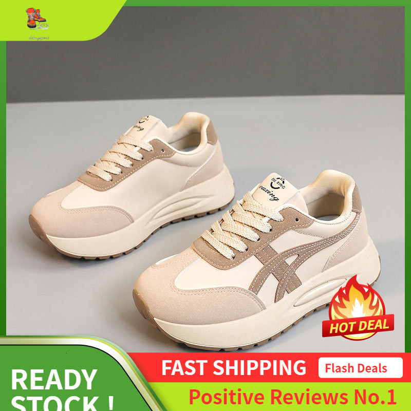 Ddmysports G White Trendy Summer And Autumn Versatile Women S Height Increasing Casual Breathable Student Sports Shoes OUTDOOR