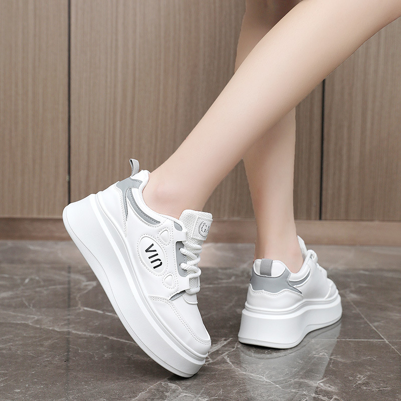 Ddmysports S New Colored Casual Board Autumn Fashion Breathable Shoes Increase Thick Sole Student Korean Edition Trend OUTDOOR