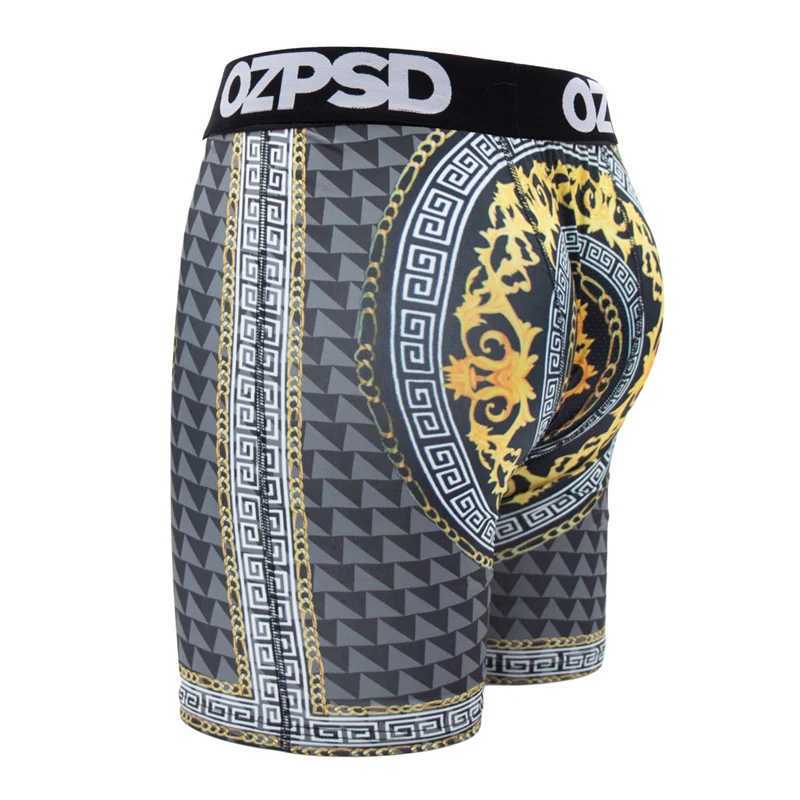 Underpants Sexy Summer Men Underwear Boxers Male Lingerie Plus Size Printed Man Panties Underpants Male Breathable Men Boxers Trunks Y2408284T0C