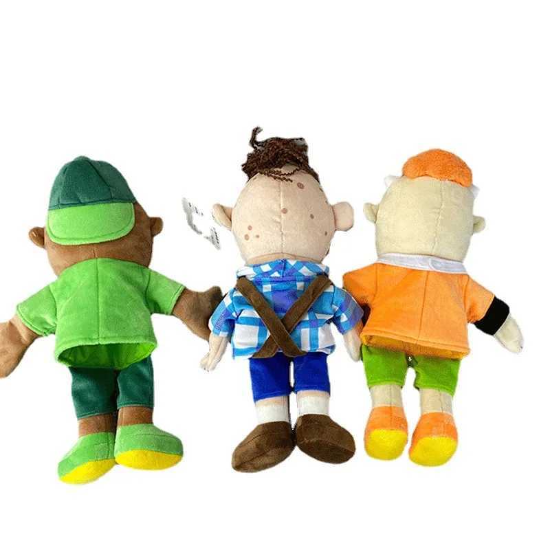 Boy Jeffy Hand Puppet Coby Junior Joseph Plush Doll Toy Stuffed Figurine with Movable Mouth for Play House Kids Birthday GiftsXJ240827