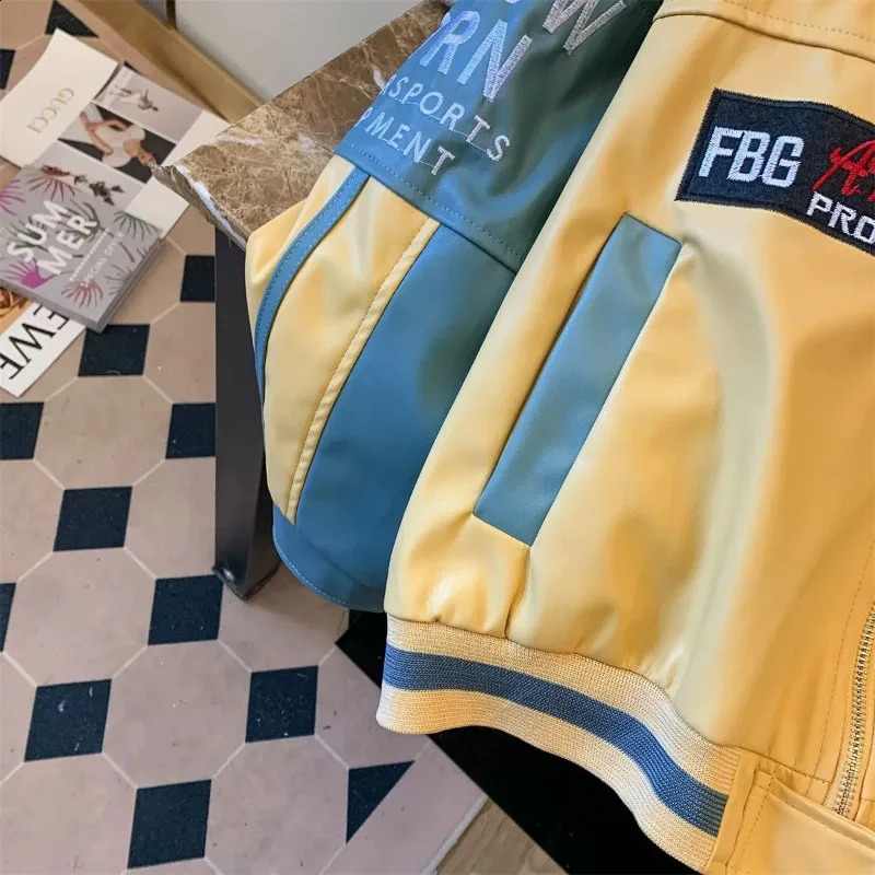 American Retro Hiphop Fried Arcade Car Racing Suit Jacket Y2K Fashion Gothic Punk Style Baseball Uniform Men And Women 240827