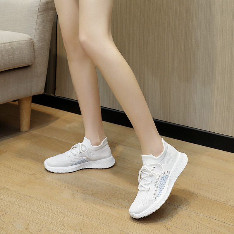 Ddmysports BR New Mesh Spring Summer Couple Men S And Women Flying Weaving Sports Versatile Student Breathable Elevated Shoes OUTDOOR
